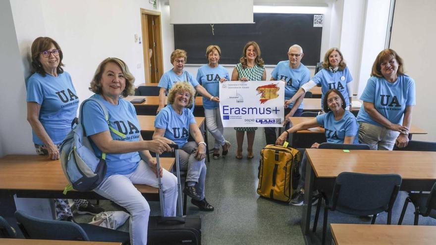 Alicante envía a Europa a los primeros Erasmus mayores de 50 años