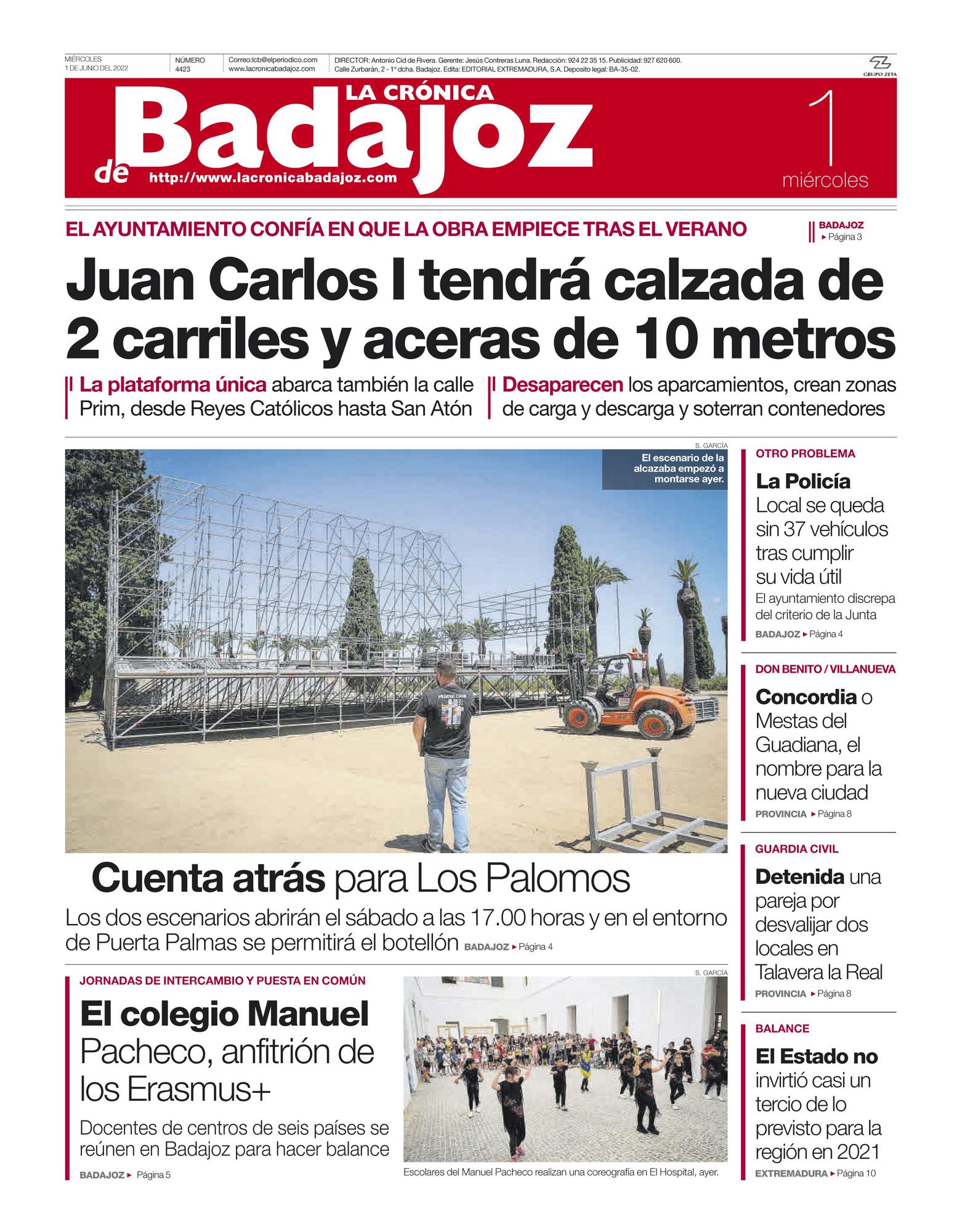 Consulta la portada correspondiente al día 1 de junio del 2022