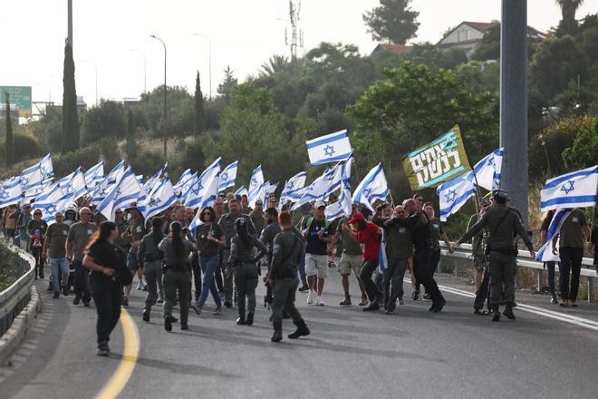 Protestas contra el gobierno del primer ministro israelí Benjamin Netanyahu en Israel