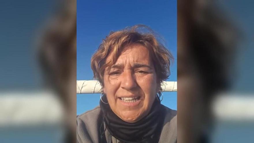 La exalcaldesa de Montcada i Reixac, Laura Campos, explica que está "fuera de peligro" después de escapar de la intercepción de la Flotilla Global Sumud