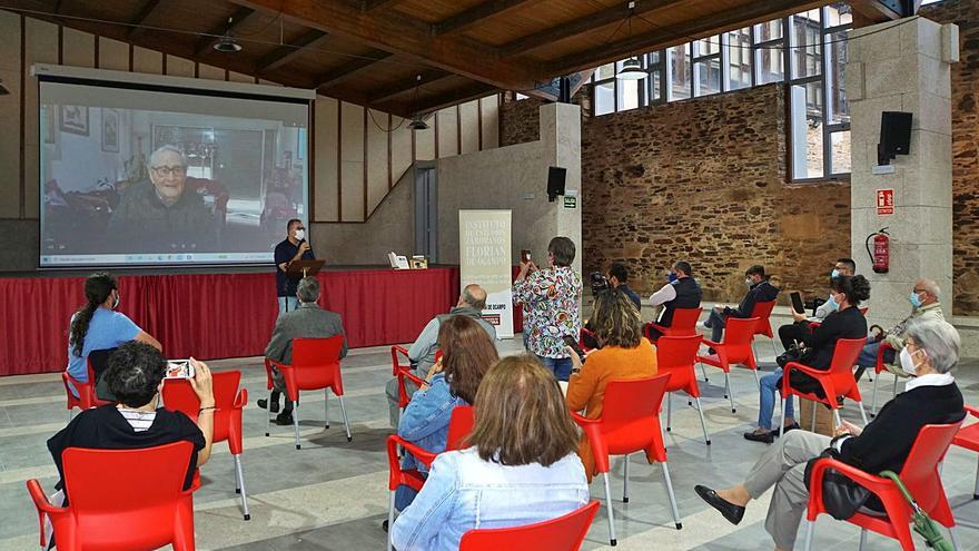 Presentación del libro sobre Simón Katrón Álvarez, en Alcañices. | Ch. S.