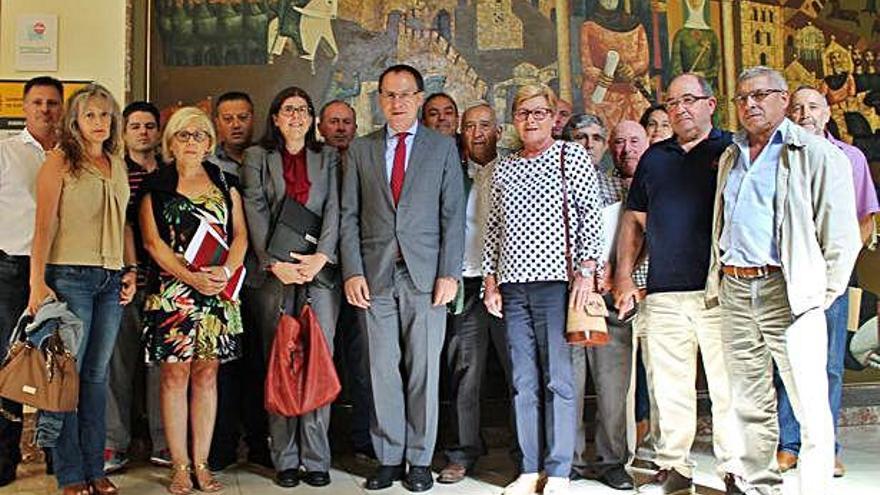 El Consejo Comarcal de Toro reunido con el subdelegado del Gobierno.