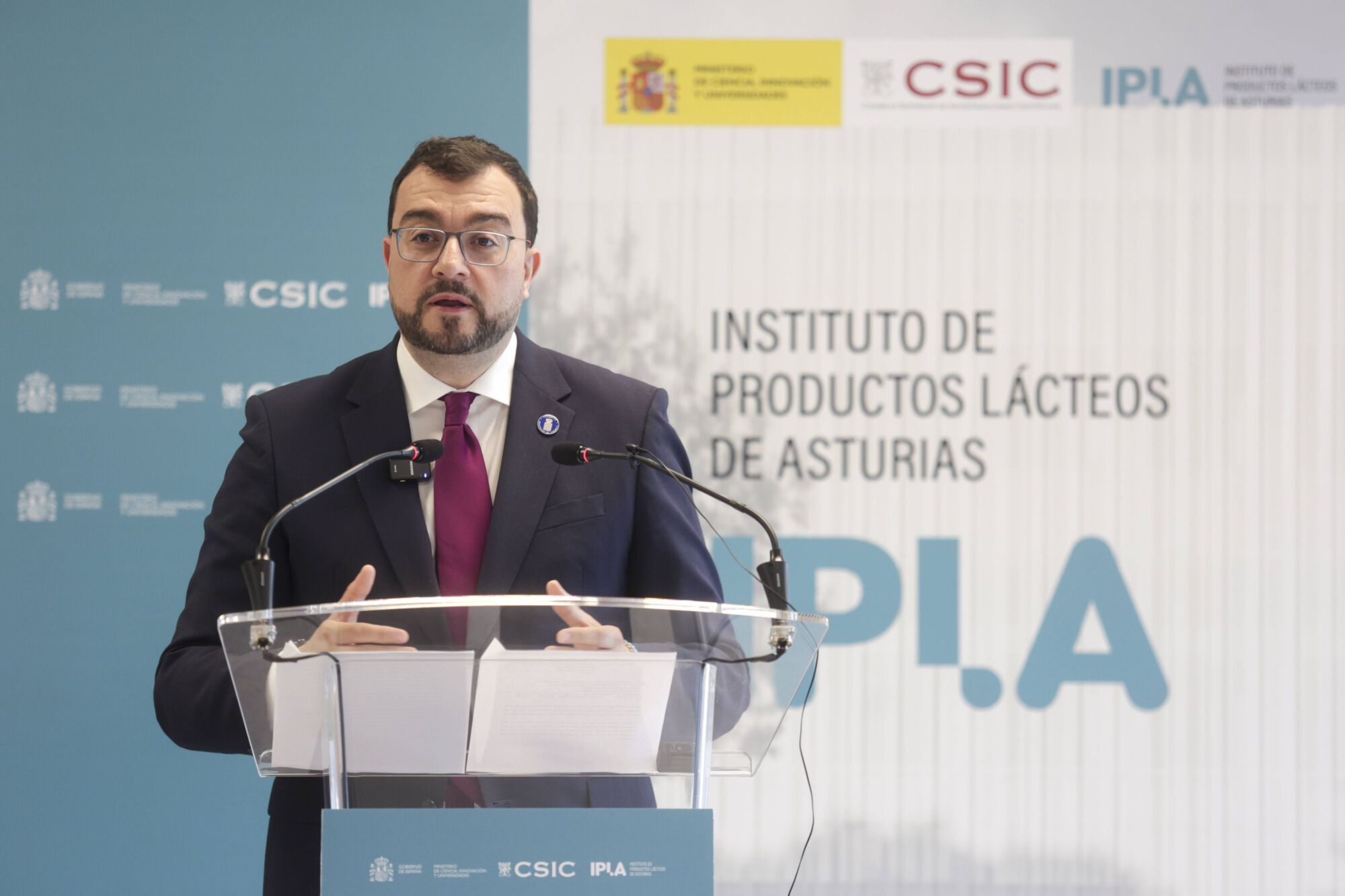 Así es la nueva sede del Instituto de Productos Lácteos de Asturias (IPLA) en Oviedo.
