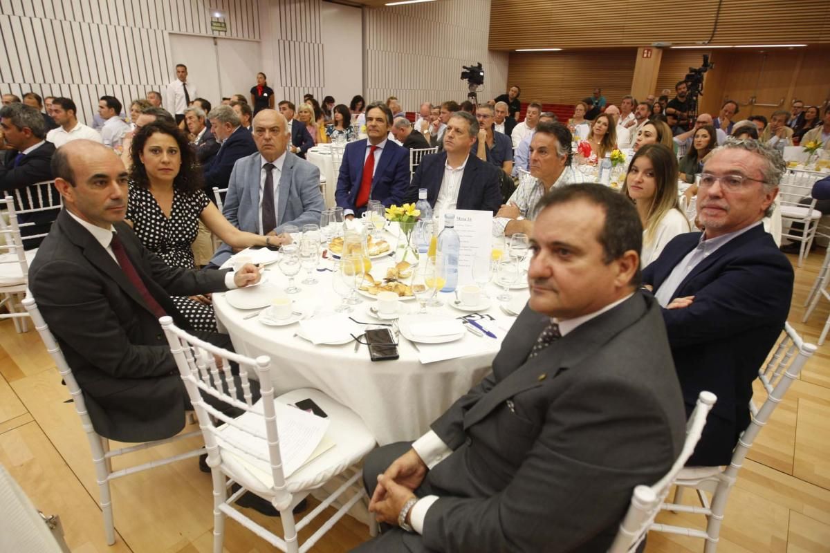 El alcalde, José María Bellido, en los desayunos de Diario CÓRDOBA