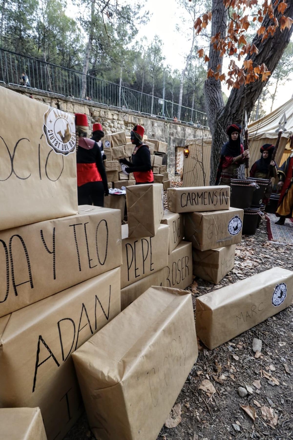 El Campamento Real de Alcoy ya tiene todo preparado para la llegada de los Reyes Magos
