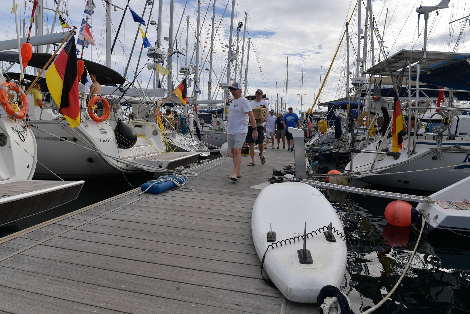 Participantes en la regata ARC, en el Muelle Deportivo de Las Palmas de Gran Canaria