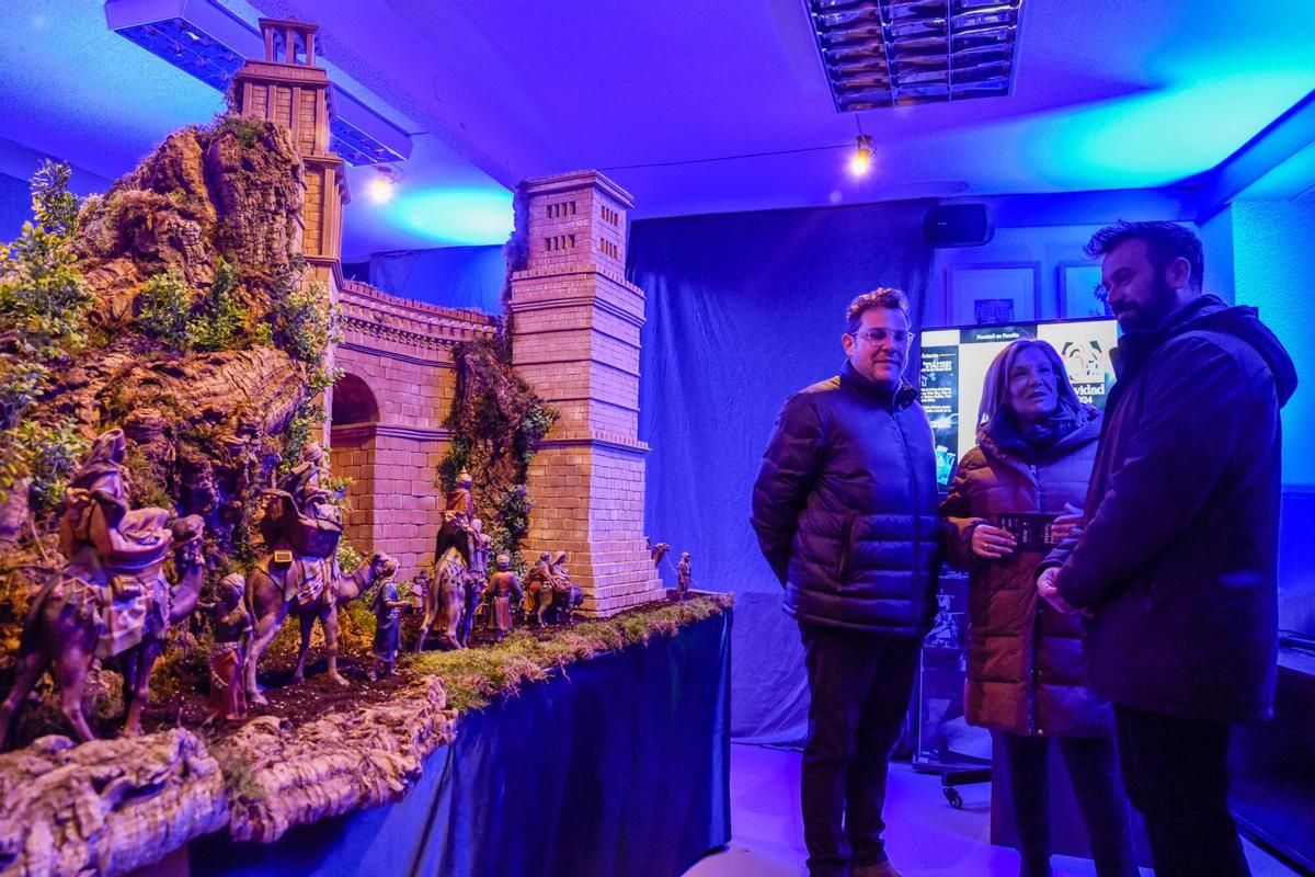 Bendición del belén y presentación de la programación Navideña de la Real Cofradía de Nuestra Madre de las Angustias