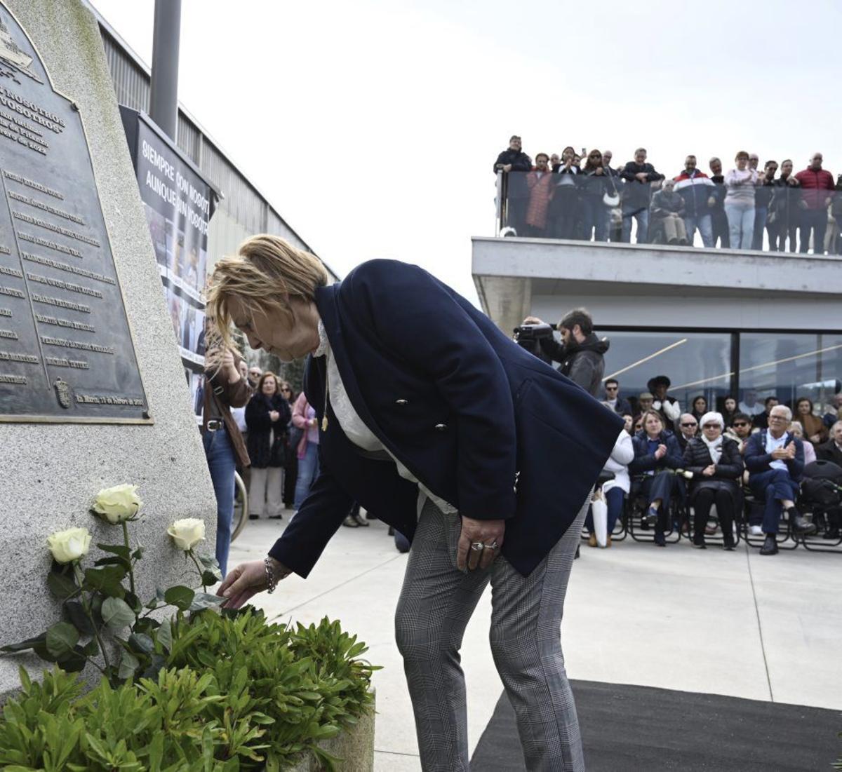 Homenaje del pasado año a los náufragos.