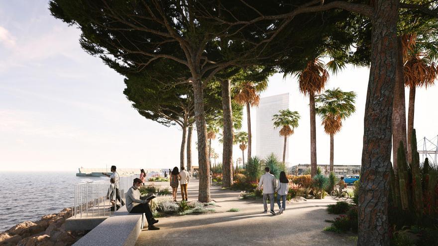 Torre del Puerto en Málaga: una desfachatez de 144 metros y un disparate botánico