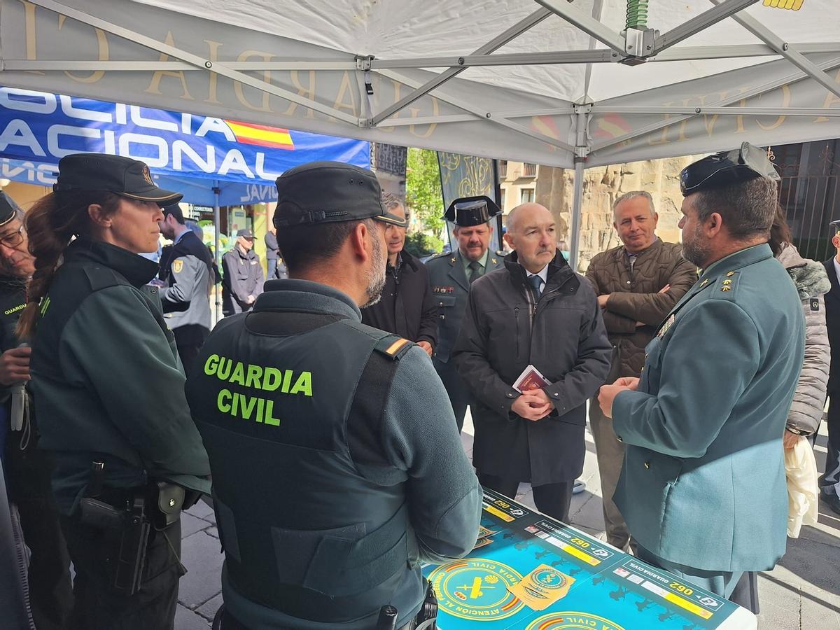 El delegado del Gobierno en Aragón, Fernando Beltrán, este lunes en Jaca.
