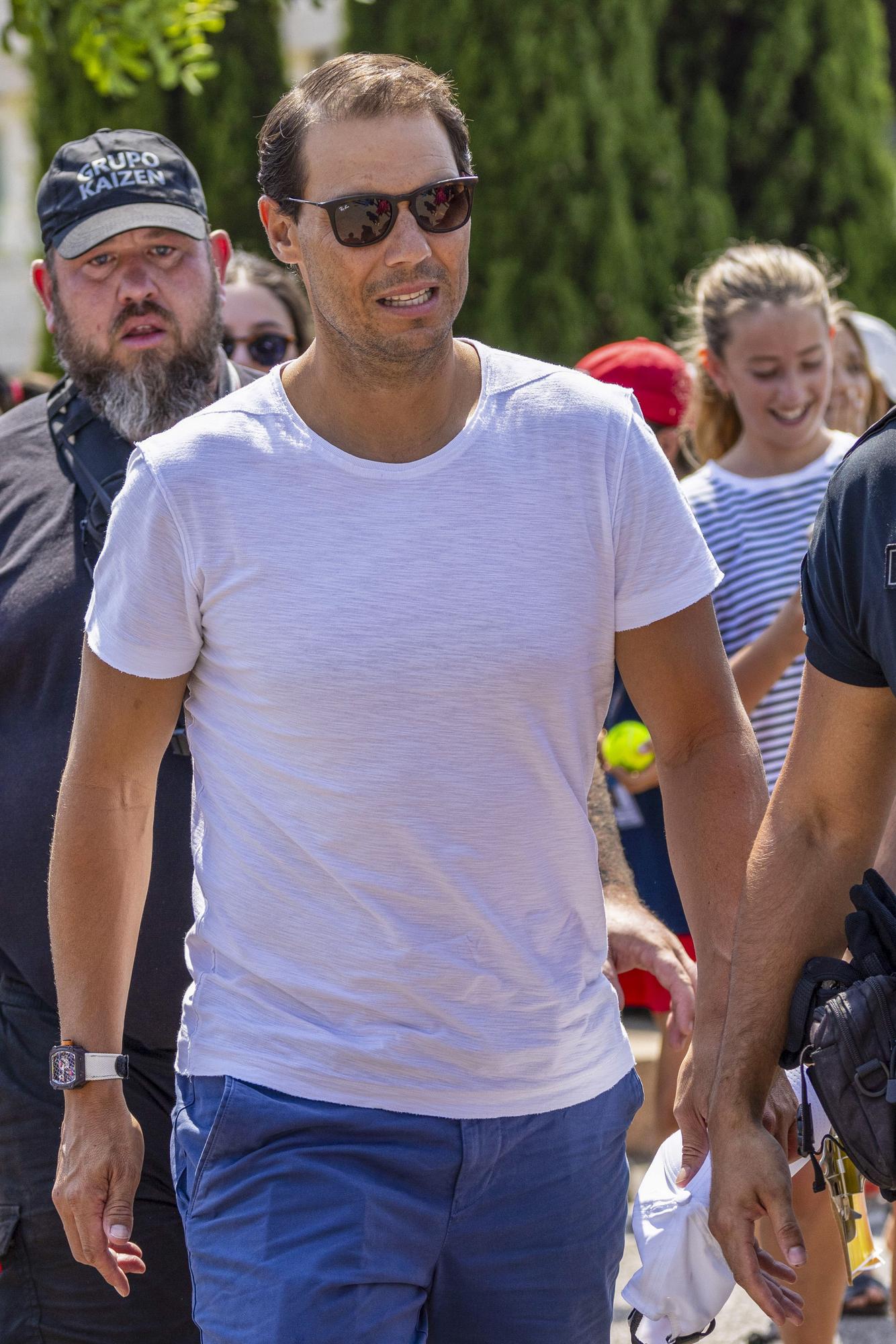 FOTOS: Rafa Nadal y Mery Perelló animan a Feliciano López en el torneo ATP Mallorca Championships de Santa Ponça