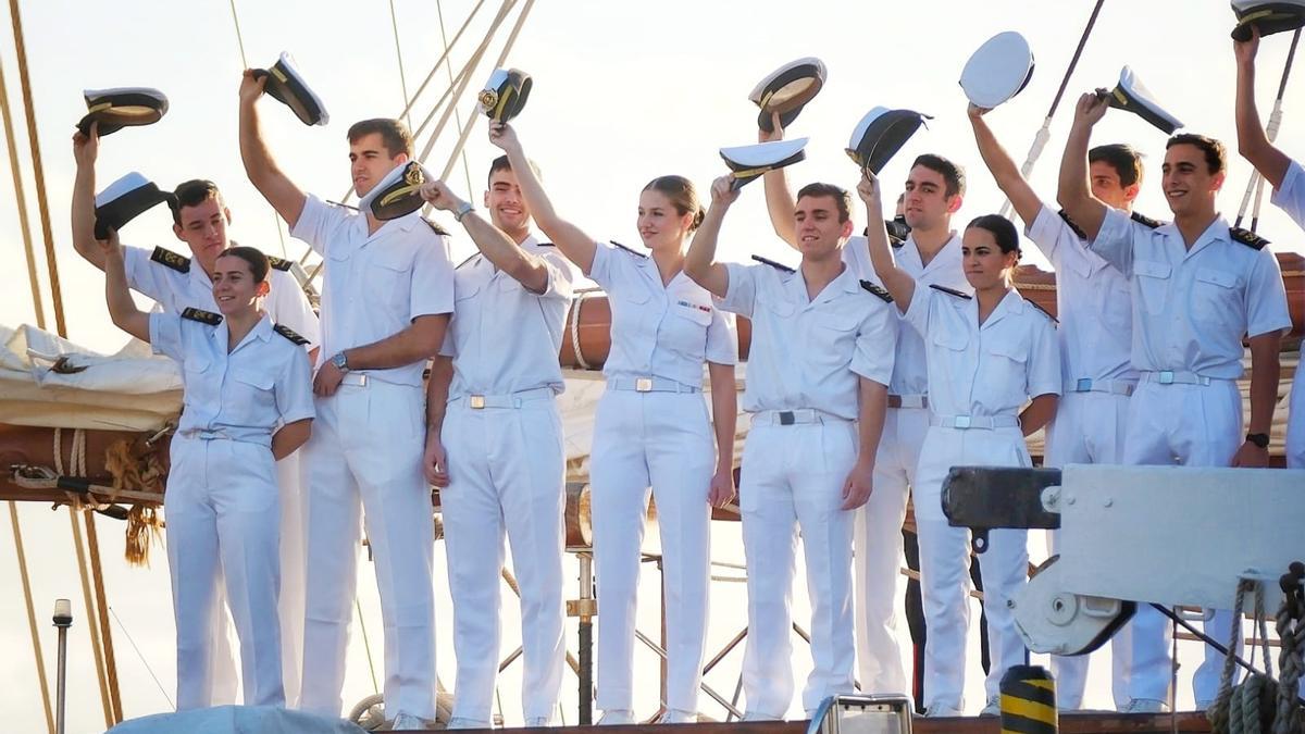 Llegada del ‘Juan Sebastián Elcano’ a Santa Cruz de Tenerife con la Princesa Leonor