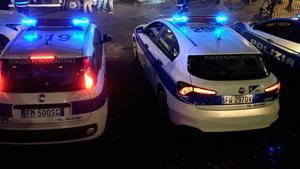 Vehículos de la Policía de Roma.