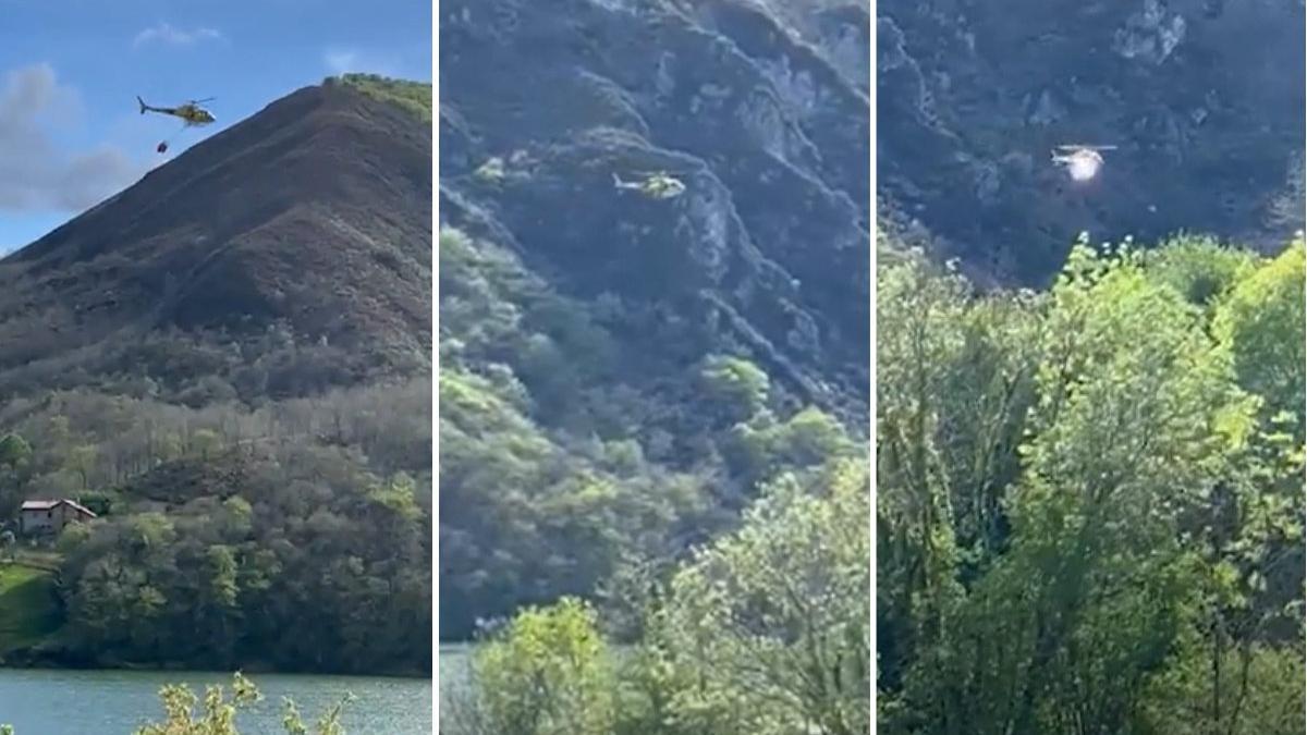 Así fue el accidente del helicóptero de bomberos en Asturias