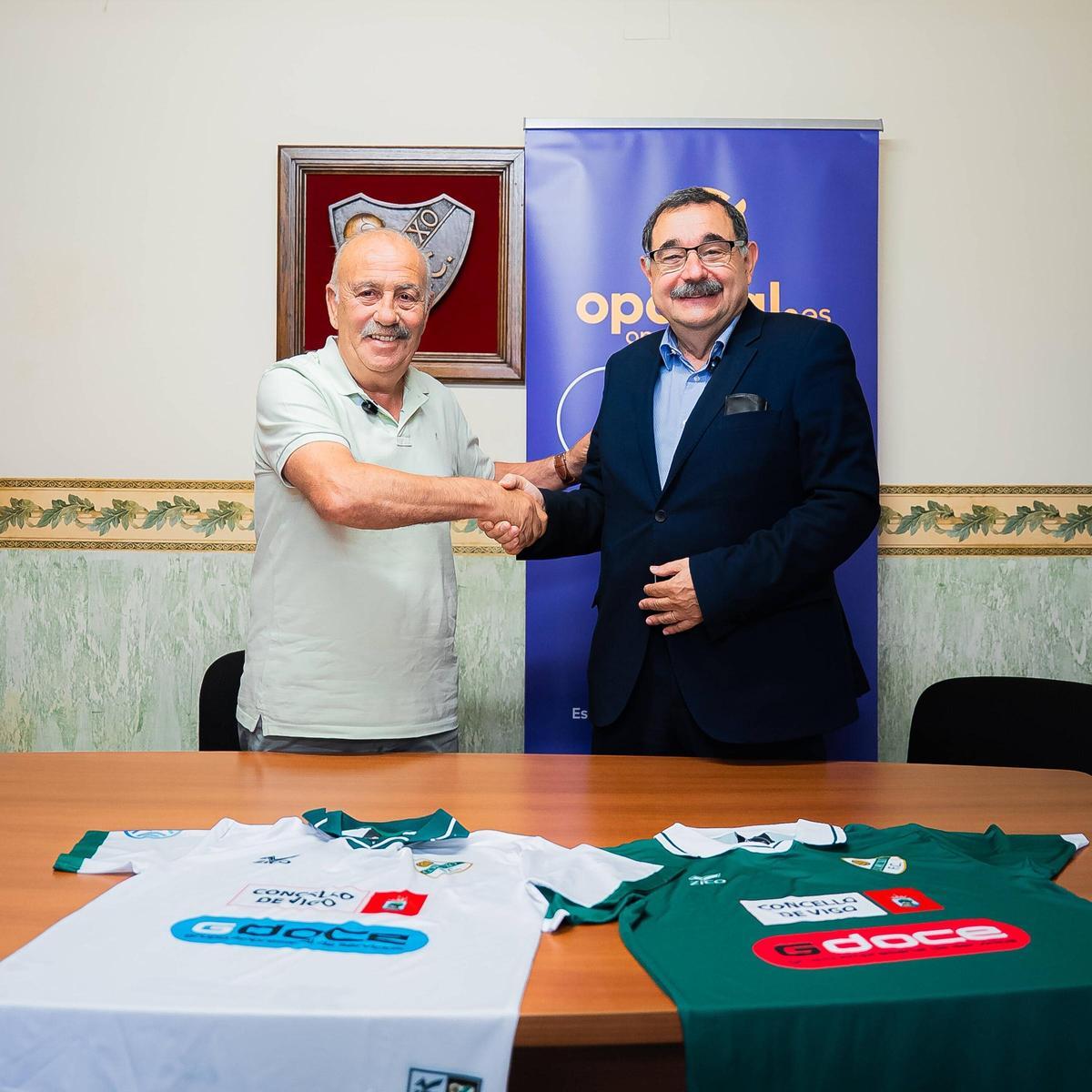 Gustavo Falque y César Blanco.