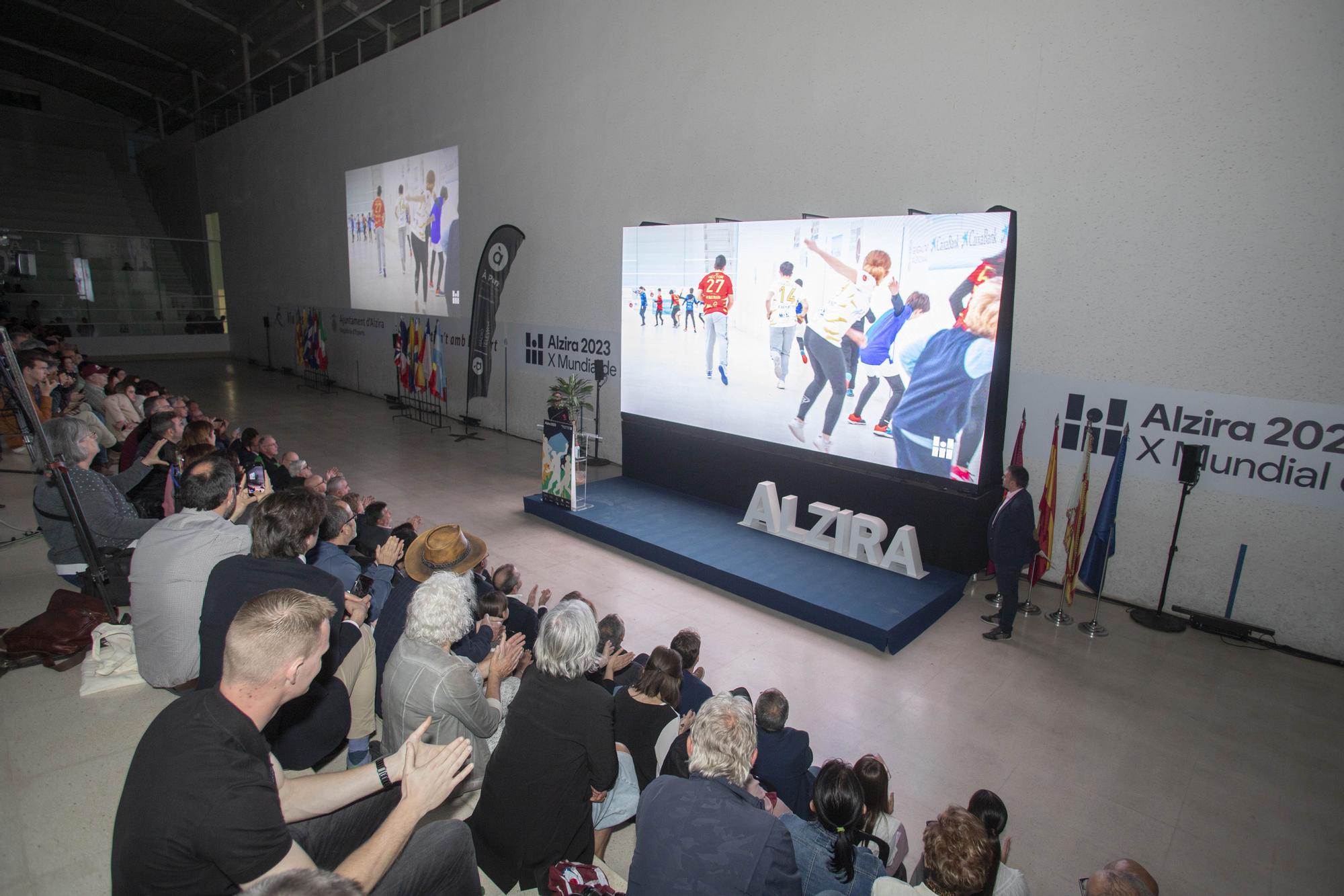 Las mejores imágenes de la gala inaugural del Mundial de Pilota de Alzira