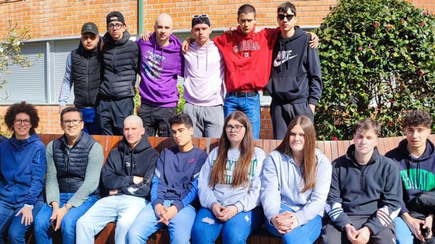 El Antón Losada acoge la visita de siete alumnos italianos