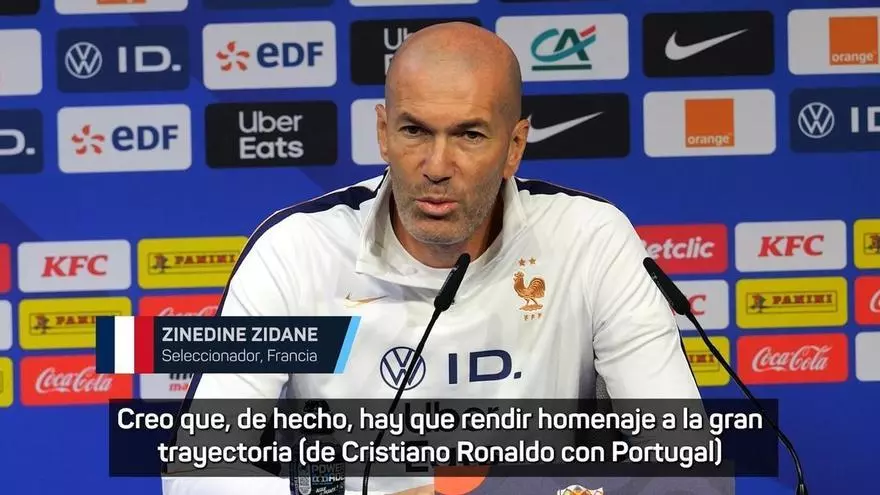 Zidane: "Hay que quitarse el sombrero ante Cristiano"