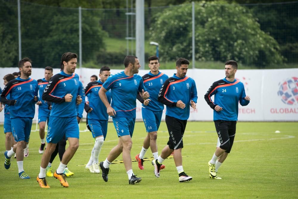 Entrenamiento del Real Oviedo