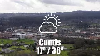 El tiempo en Cuntis: previsión meteorológica para hoy, martes 18 de agosto