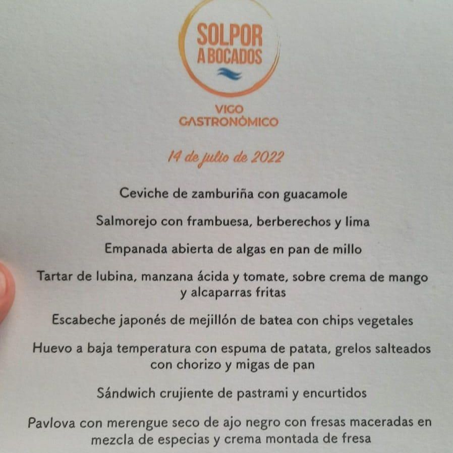 Carta de los viajes de Solpor a Bocados