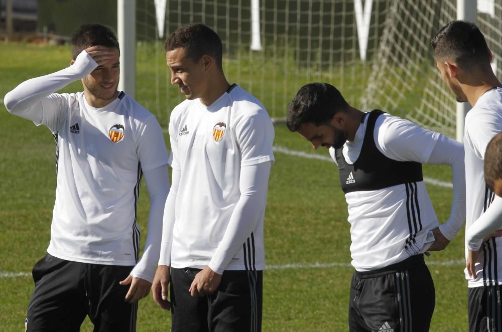 Las mejores imágenes del entrenamiento del Valencia CF