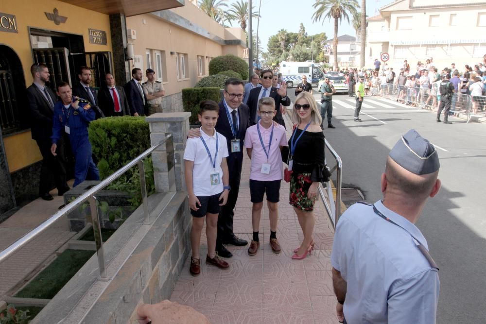 El Rey preside el festival aéreo de la Academia del Aire en Murcia