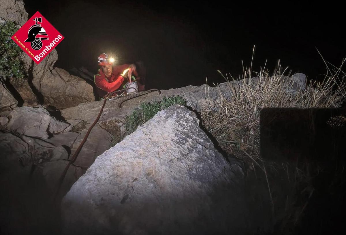 Otra imagen del complicado rescate