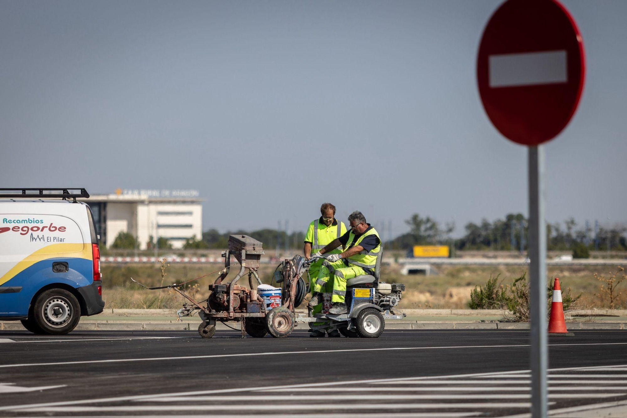 Abierta al tráfico la primera turbo rotonda de Zaragoza