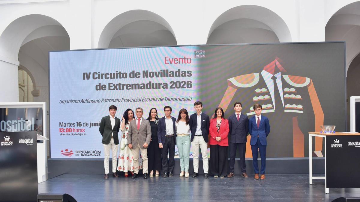 Presentación del Circuito de Novilladas de Extremadura 2026.