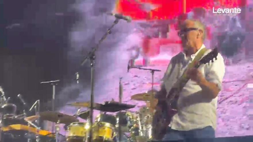 Concierto de El Último de la Fila, anoche en el Ciutat de València