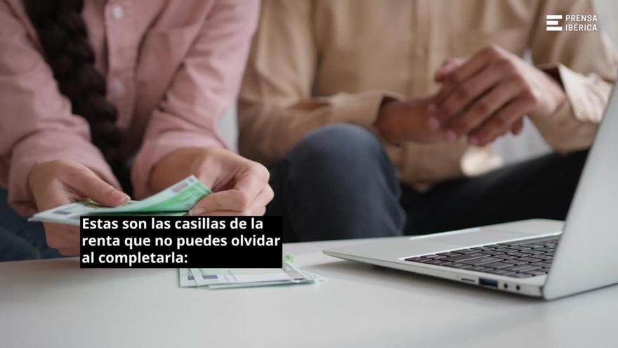 Casillas de la renta que debes marcar sí o sí información y significado