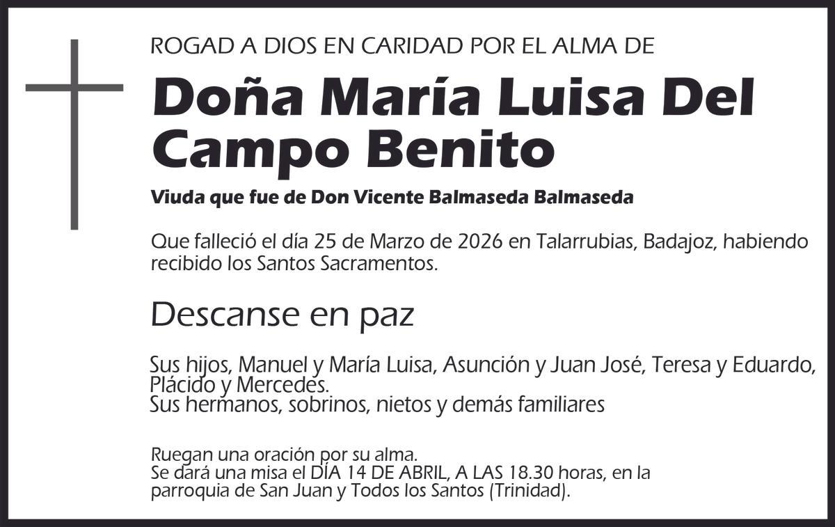 María Luisa Del Campo Benito
