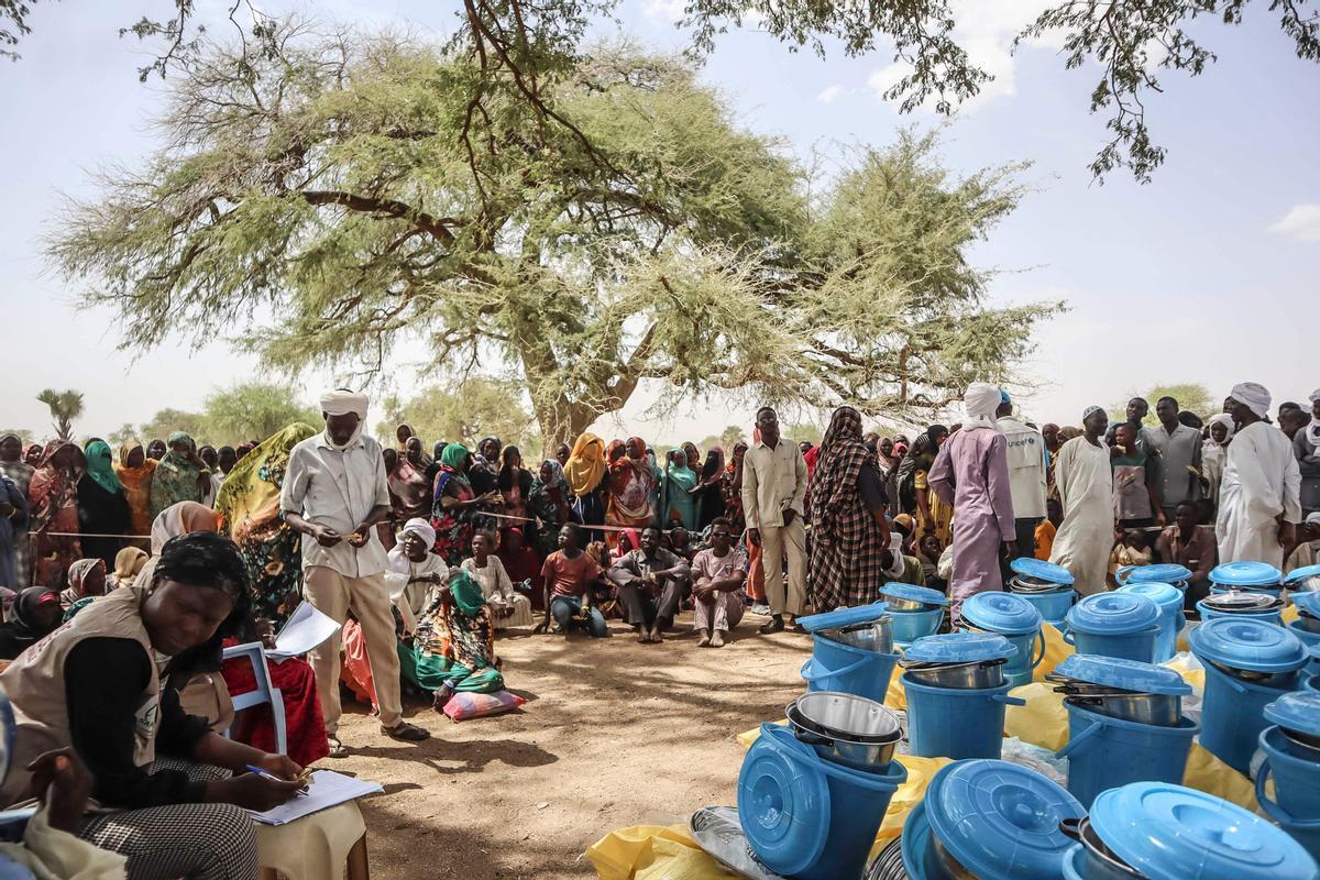 Éxodo de refugiados sudaneses hacia El Chad