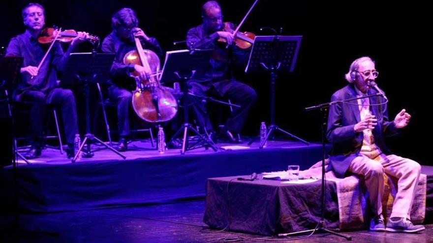 Franco Battiato en su última visita a Galicia en 2015.