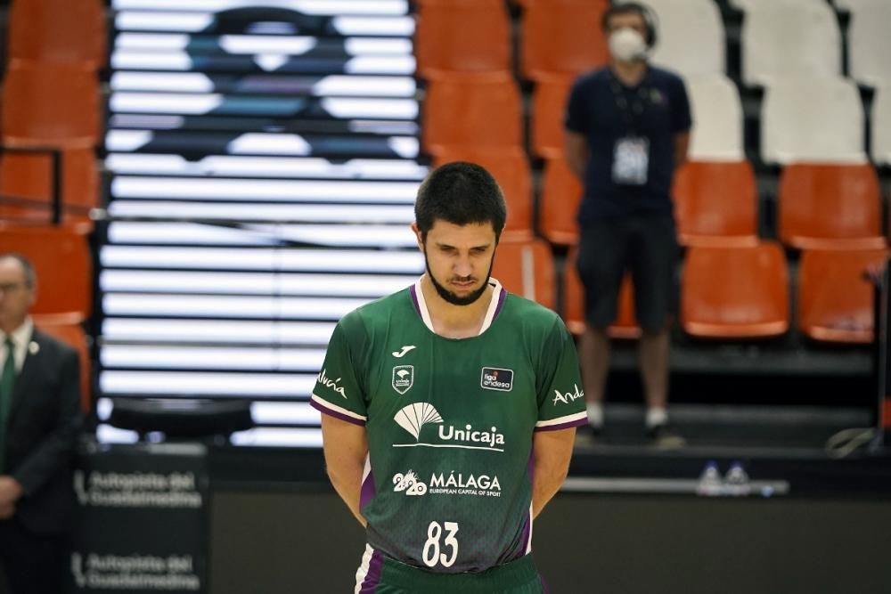 Partido entre el Iberostar y el Unicaja en la fase final de la Liga ACB.