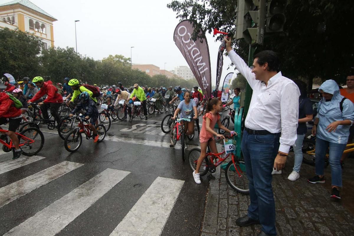 La Fiesta de la Bicicleta desafía a la lluvia