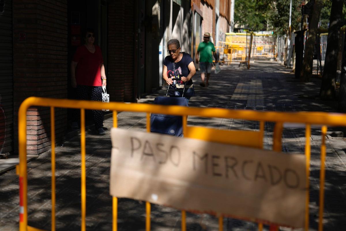 El mercado de la Sagrada Família, abierto de nuevo al público