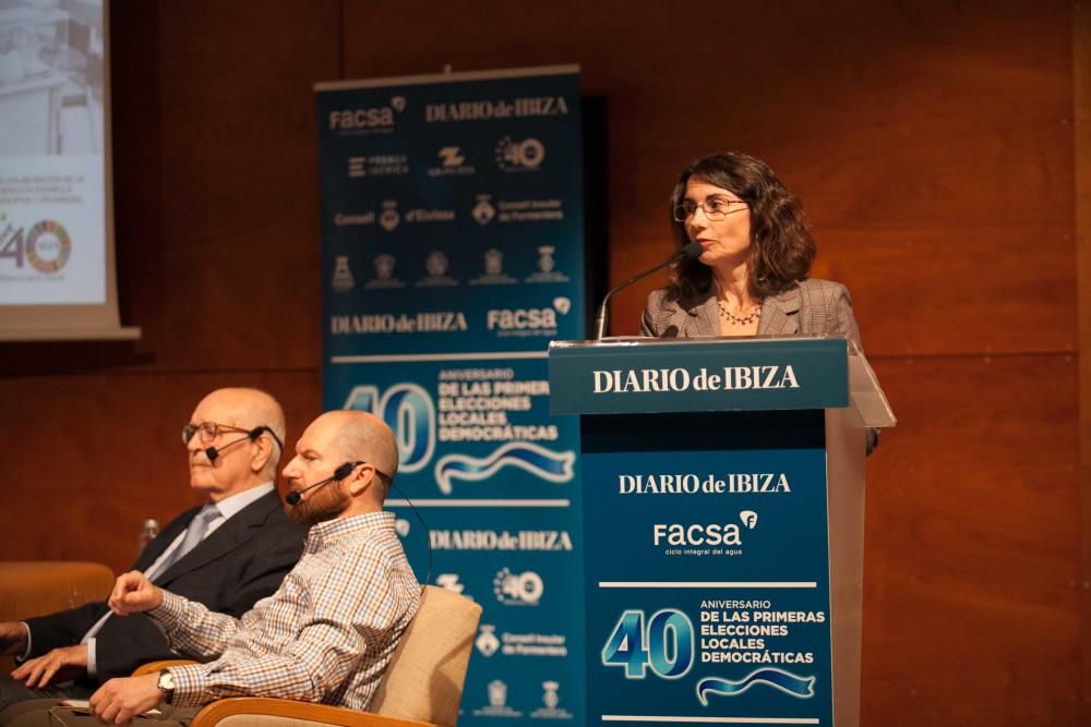 Cristina Martín, directora de Diario de Ibiza, durante la apertura del evento