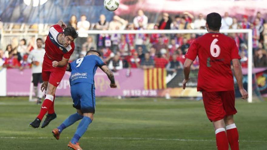 Una acción del partido en el Fernando Torres