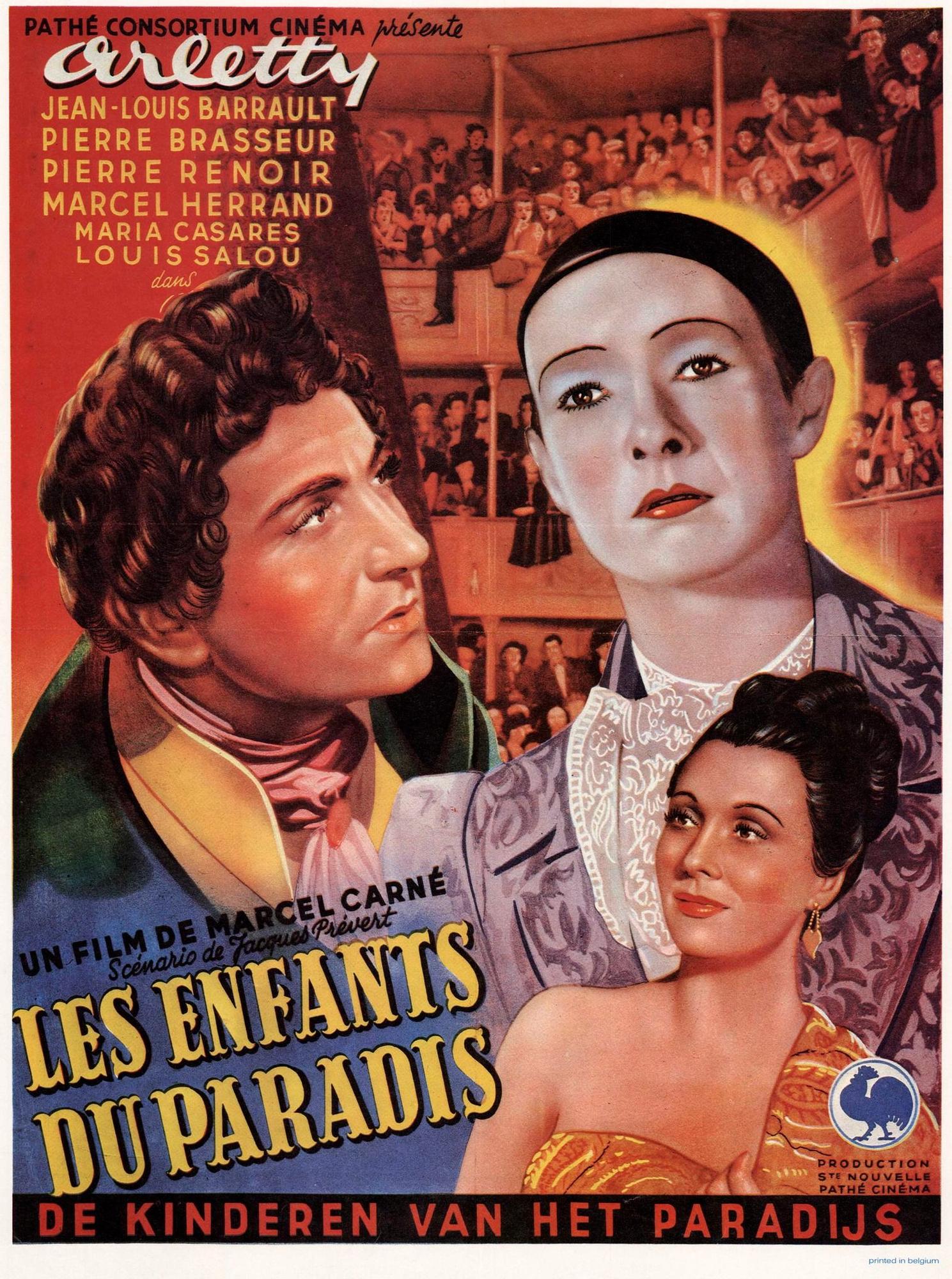 Cartel de la película "Les enfants du Paradis", 1945