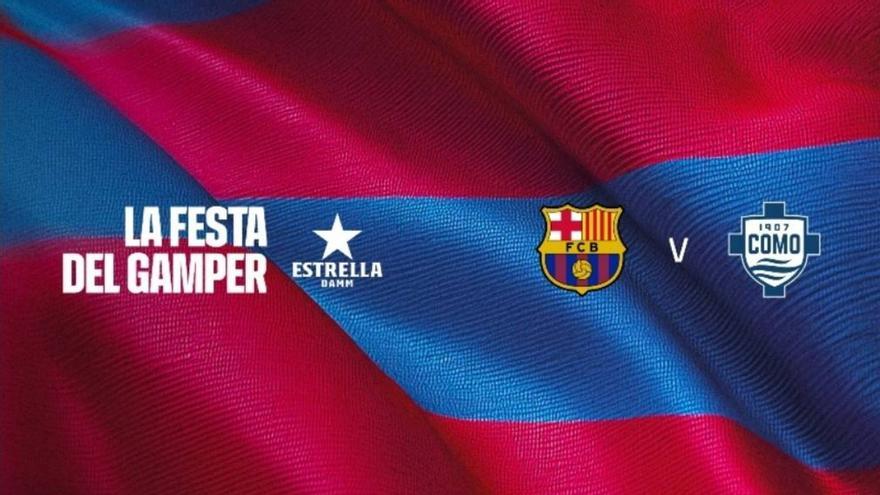 El Como 1907 será el rival del FC Barcelona en la 60ª edición del Trofeu Joan Gamper