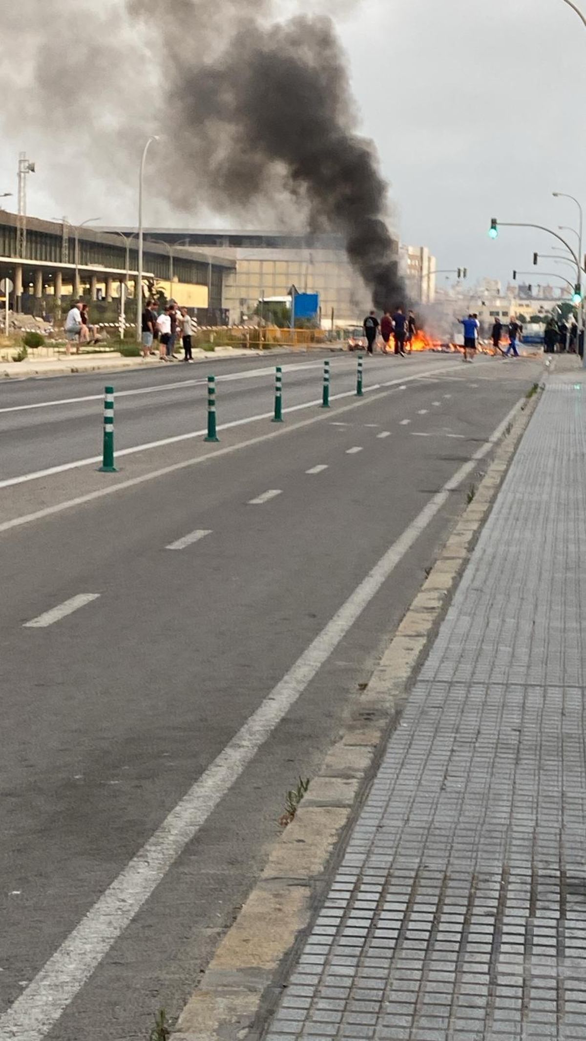 incidentes y cortes de tráfico