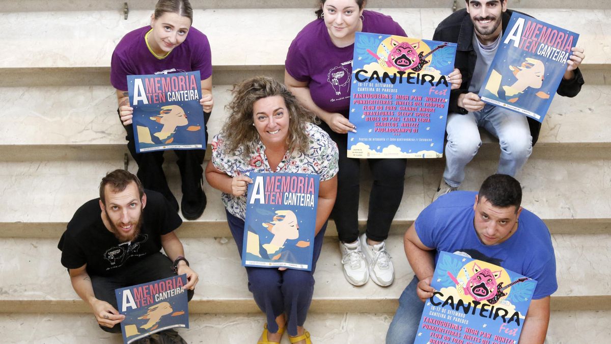 Presentación del Canteira Fest y de A Memoria Ten Canteira en la Diputación.