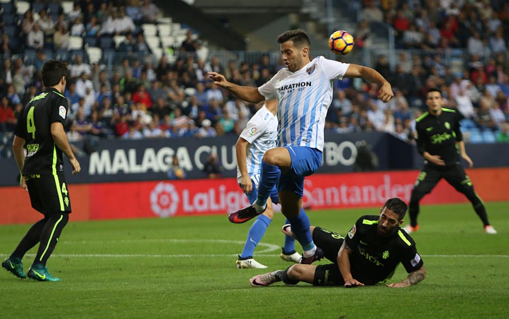 LaLiga Santander | Málaga CF, 3 - Sporting, 2