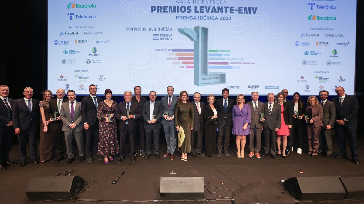 Las mejores fotos de la gala de los Premios Levante-EMV 2023