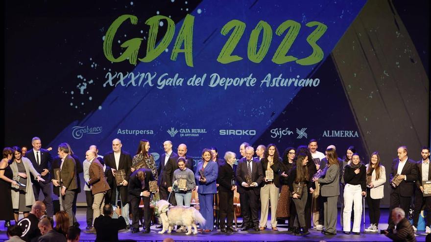 Una gala en femenino: los mejores del deporte asturiano, reconocidos en el Teatro de la Laboral de Gijón