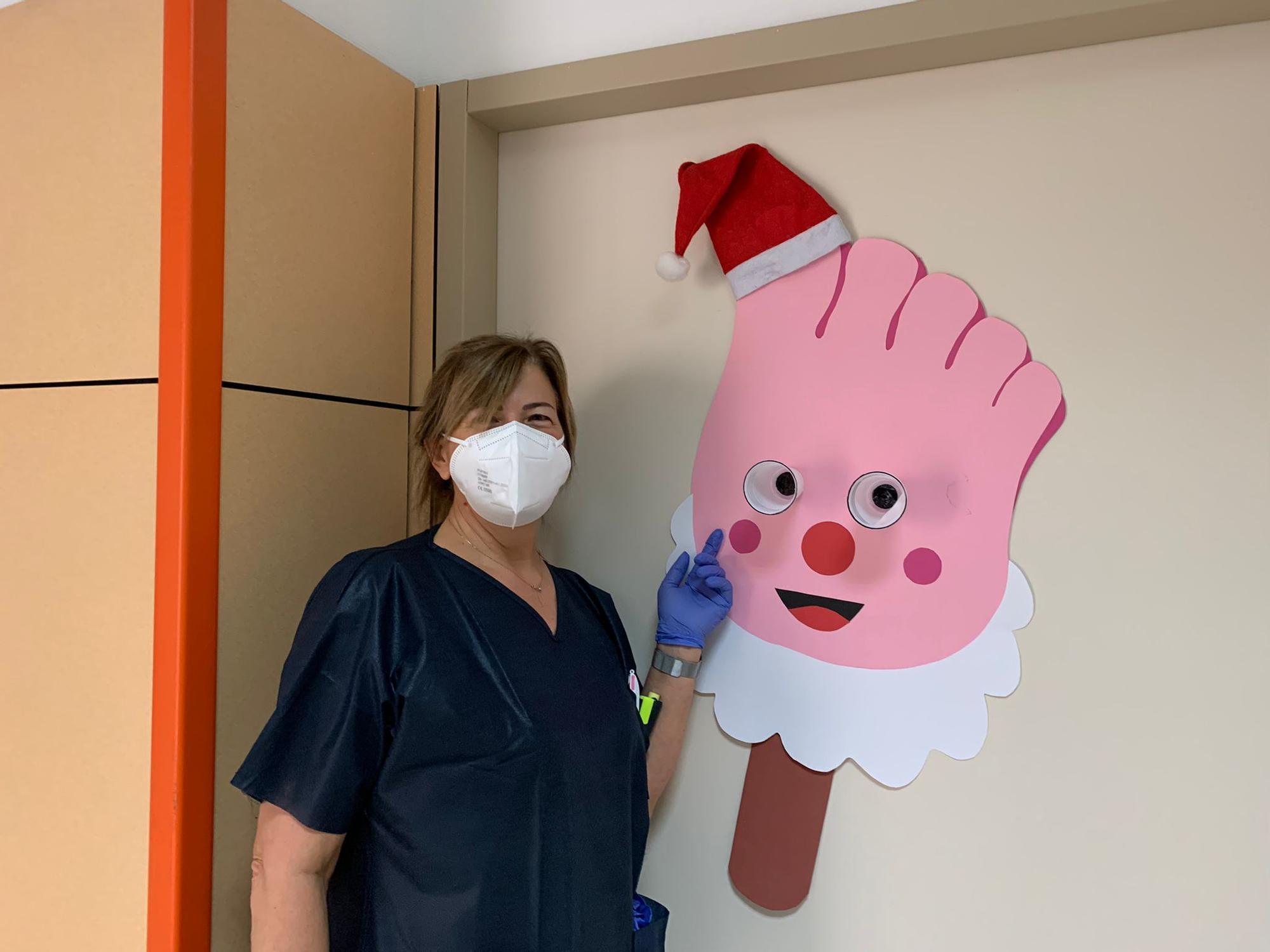 Los mejores adornos navideños del Hospital Clínico en 2021