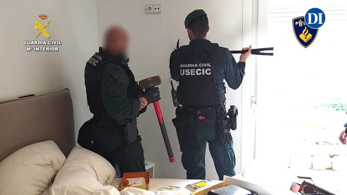 Vídeo: Detenido en Ibiza el cabecilla de una organización criminal que tenía en su poder 600 kilos de cocaína