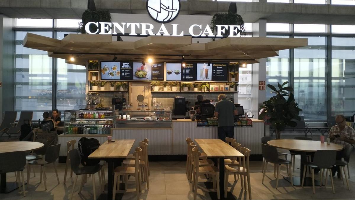 El Central Cafe del Aeropuerto de Málaga-Costa del Sol.